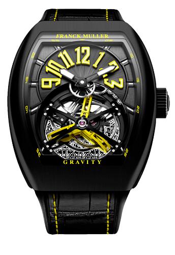 FRANCK MULLER V 45 T GR CS BR NR Y Gravity Yellow Replica Watch